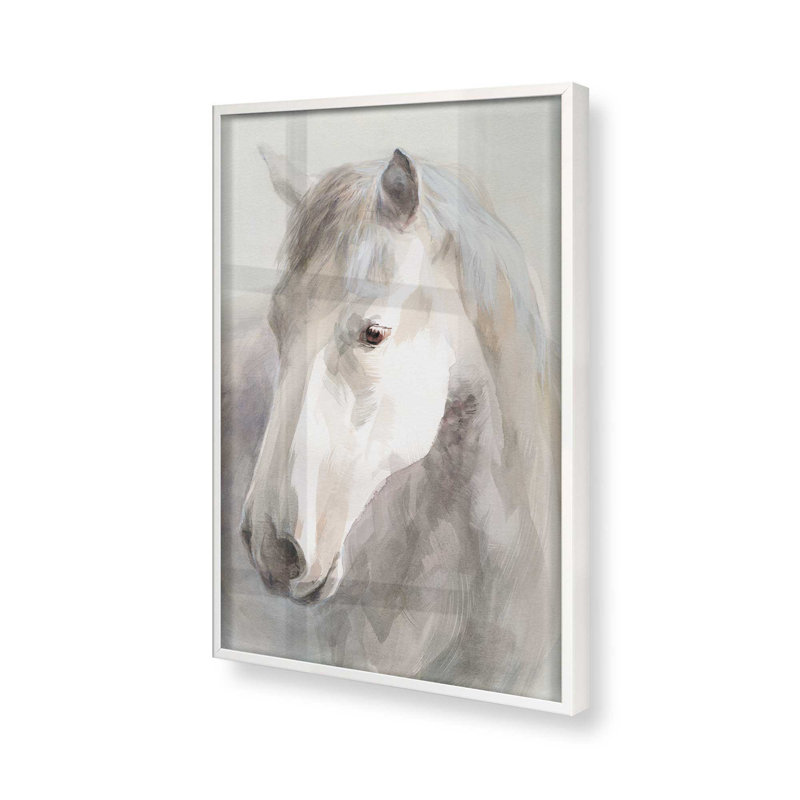 Imprimé de jupe blanche de rêve, Blanc (incorrect), Cadre photo blanc, H 11 po x l 9 po