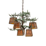 Pine Branch Valley View 5 - Light Chandelier