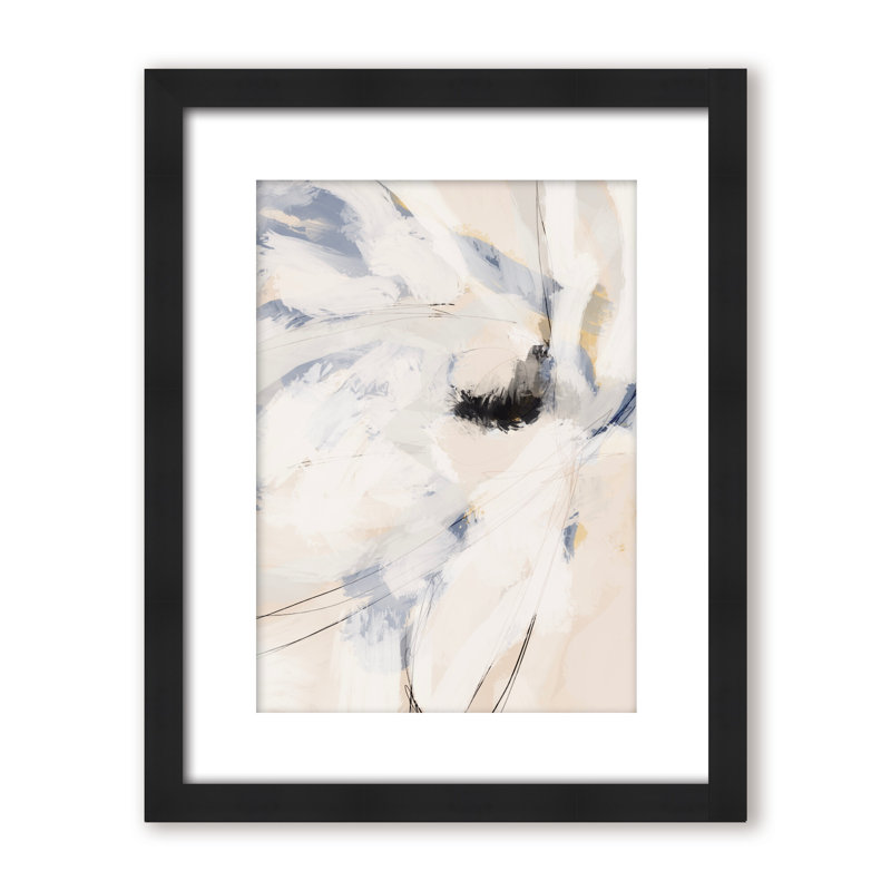 Nature Inspired Nomadic Blossom by Gypsea Village, 20" H x 16" W x 1.125" D, Framed Matted Print, Black