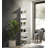 1Pc Glam Open Shelving Rack With Mirrored Back