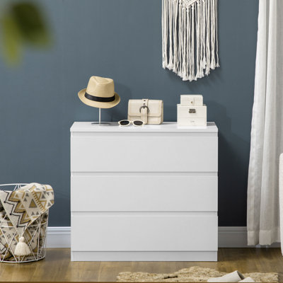 Keethan 3 Drawer 80" W Chest of Drawers