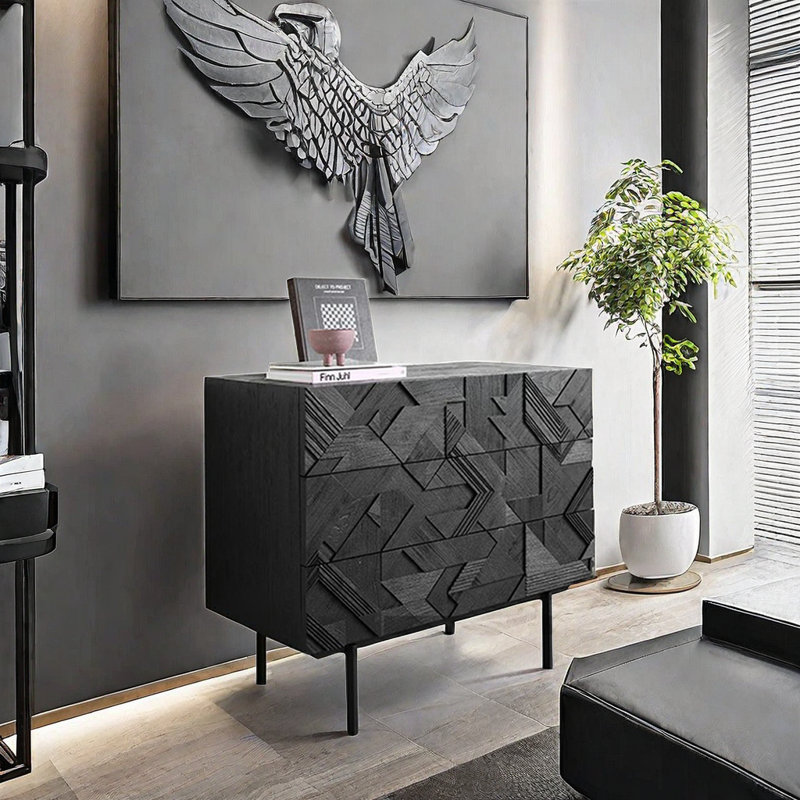 Commode d'appoint Retro Industrial