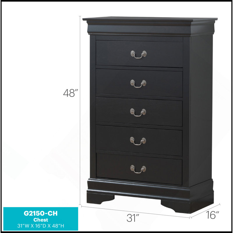 Commode Louisphillipe, noir