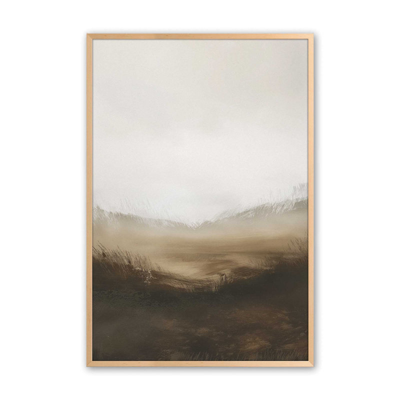 Fogiant Meadows II, Érable brut encadré, H 15 po x l 12 po