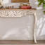 Console rectangulaire en bois manufacturé blanc naturel
