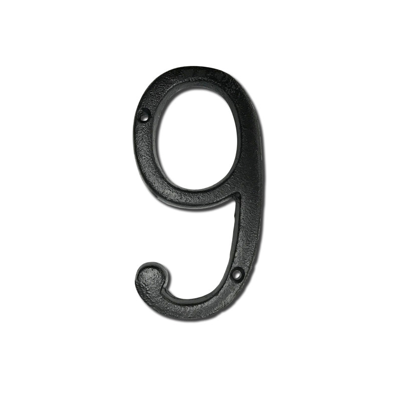 Numéro de maison 5 po, 9