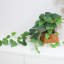 Plantes suspendues Fake Pothos - 33 po - Ensemble de 2 vignes en lierre artificiel avec pots