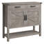 Console de style champêtre de 91 cm avec placard à 2 portes et 2 tiroirs – Buffet/meuble de rangement pour entrée ou cuisine – Gris-1642371579