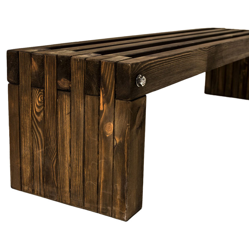 Lockport Solid Wood Bench, H39 x W90 x D33cm