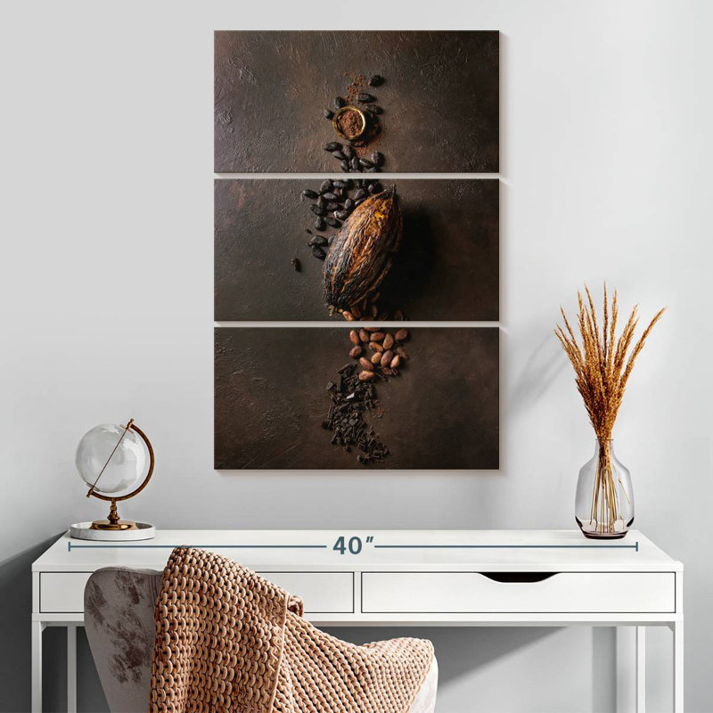Yarlin Cocoa Beans Assortment, 32" H x 20" W