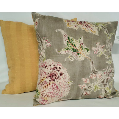 Cotton Throw Square Pillow Cover & Insert