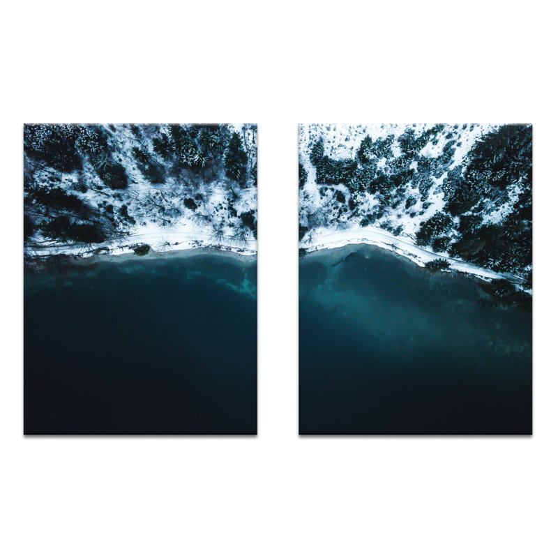 Frozen Hill Side by Artist Lane - 2 Piece Print on Canvas, 51 cm H x 41 cm W