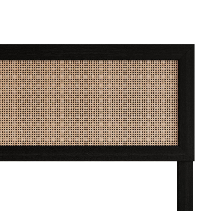 Asfia Headboard, Twin, Black