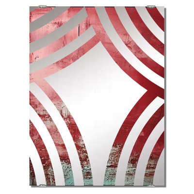 Wesby - Abstract Collages Wall Mirror Large