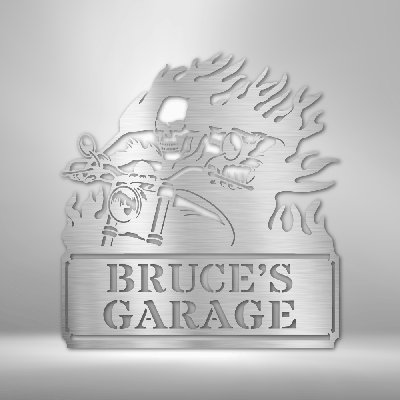 Personalized Screaming Demon Steel Sign Steel Art Wall Metal Decor