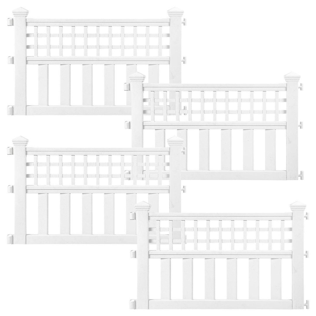 Byren 37cm H x 60cm W Polyethylene Plastic Fence Panels Included