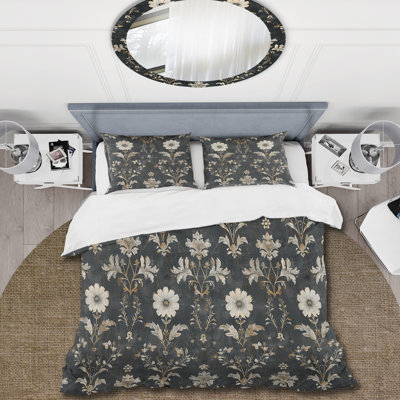 Ensemble de housse de couette foncé foncé Farmhouse Charm I - Country