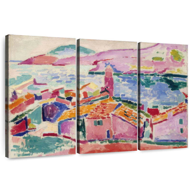 Alvord vue de Collioure, H 24 po x l 38 po