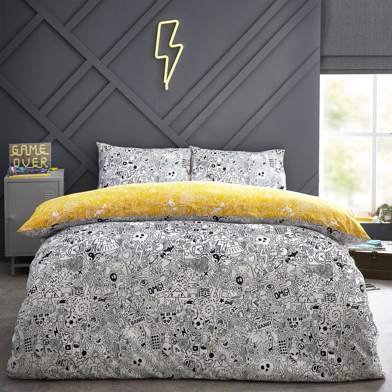 No Pattern Duvet Cover Set with Pillowcases, Single Duvet Cover + 1 Standard Pillowcase