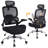 Ergonomic High Back Mesh Office Chair With Adjustable Headrest & Lumbar Support For Home Office