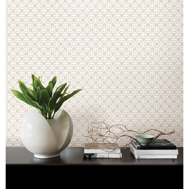 Rouleau de papier peint L 33 pi x l 20,5 po Beatrix, Gris