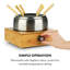 Klarstein 1.3 L Stainless Steel Fondue Set