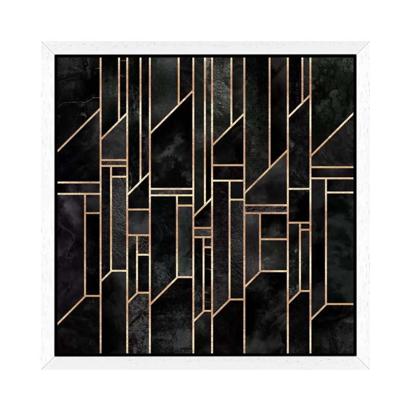 Black Skies by Elisabeth Fredriksson - Print on Canvas, 45.72 cm H x 45.72 cm W, White Floater Framed