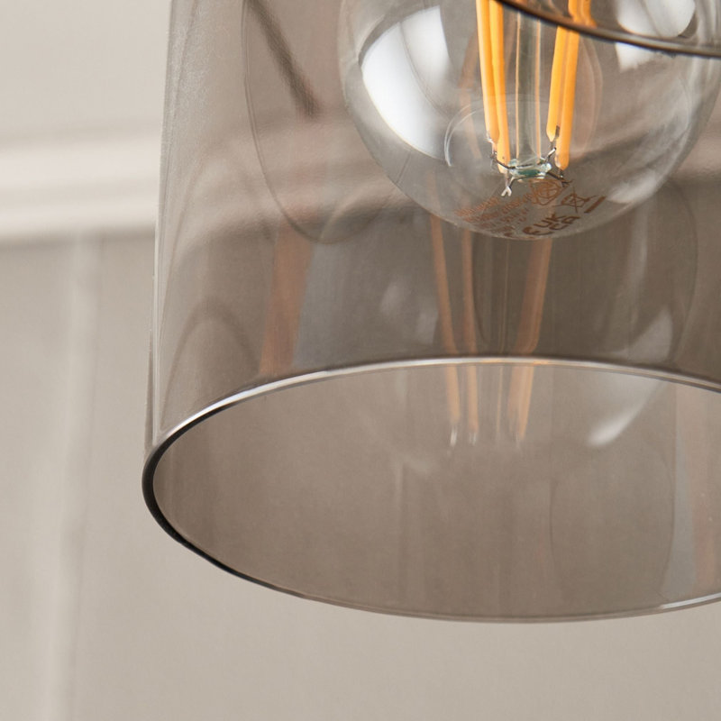 Glass Semi Flush Mount