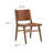 Saoirse Faux Leather Wood Dining Side Chair-99160819-99160822