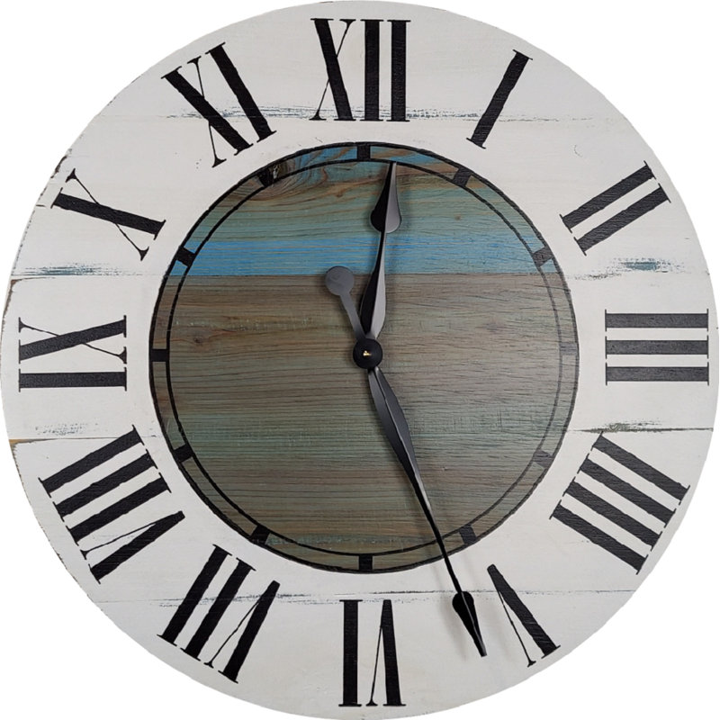 Horloge murale Boden, Très grand, Bleu