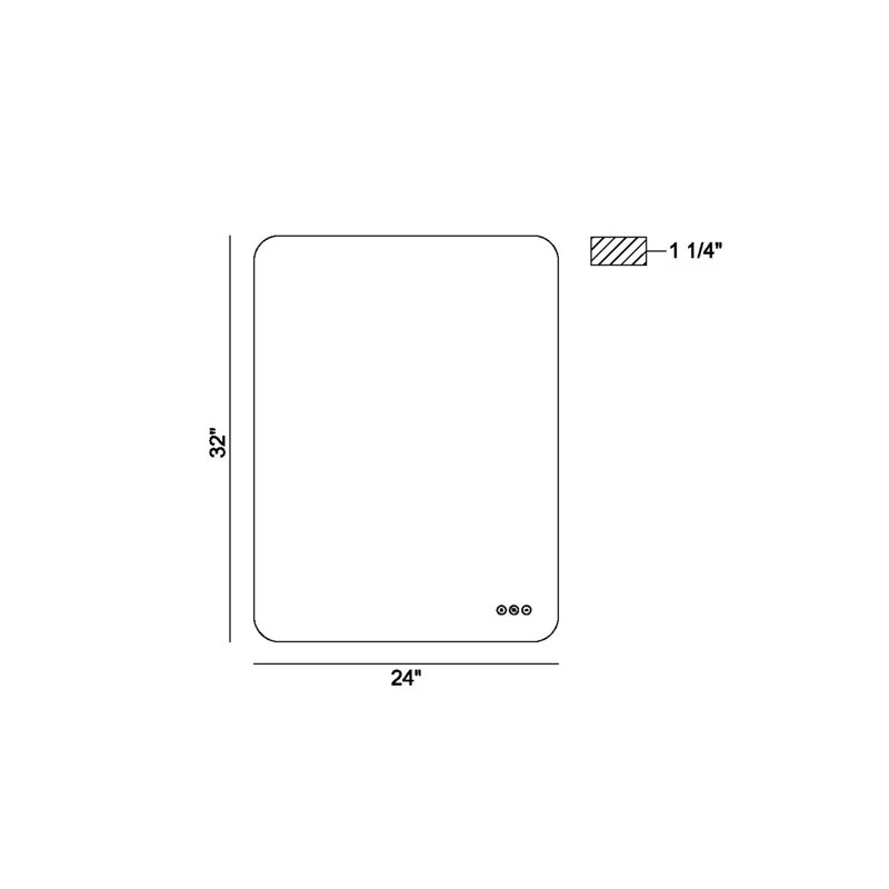 Miir Rectangular Mirror, 32" x 24"