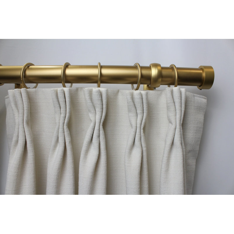 Accessoire de quincaillerie pour rideaux, L 48 po, Étain
