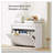 Shoe Storage Bench with Cushioned Seat