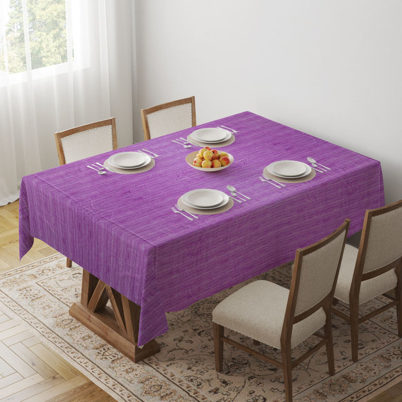 Premium Tablecloth (55 x 71 inches), 65% Cotton / 35% Polyester, Easy Clean | Machine Washable, Tumble Dryer Safe, Ironable | Perfect for Dining Room, Parties & Special Occasions, Stylish & Durable Design