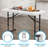 48'' Rectangular Adjustable Folding Table