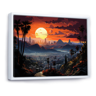 «Malacay Orange Grey City», impression de Los Angeles