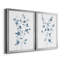 «Blue Blossom I», toile encadrée de qualité supérieure - prête à être accrochée-486586581-486586587