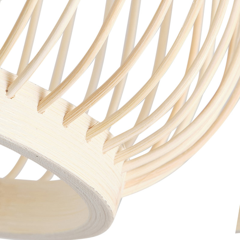 1-lamp beige rattan adjustable ceiling light
