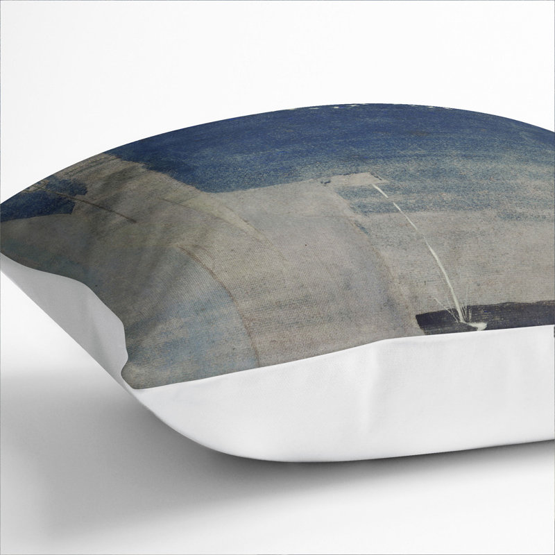 Square Throw Cushion, White, 40cm H x 40cm W x 15cm D