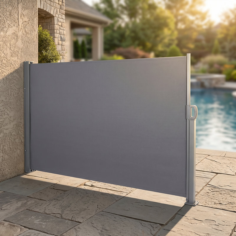Multi-Functional Outdoor Privacy Divider, UV-Resistant Side Awning For Garden, Terrace, Or Balcony