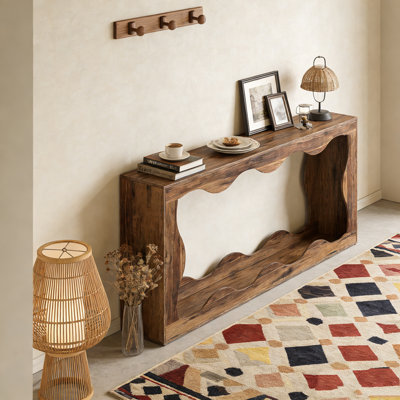 Farmhouse Console Table Entryway Table Couch Table Behind Sofa