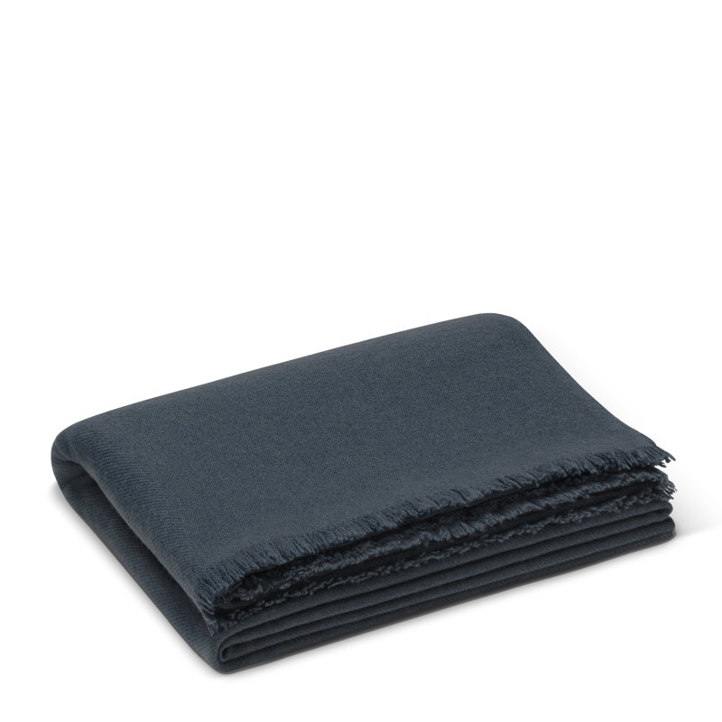 Noe Hand Woven Throw Blanket, Pine