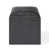 Distressed Black Faux Leather