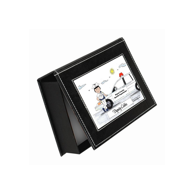 Boîte de mémoire de policiers personnalisable friendly