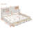 Wooden Daybed With 3 Storage Drawers, Upper Soft Board, Shelf, And A Set Of Sockets And USB Ports-1377707933-1377707930