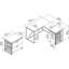 Ensemble de bureau et classeur Hairston-235092451