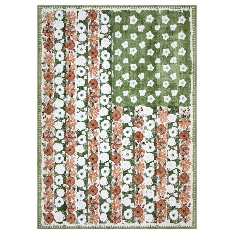 Area Rug for Living RoomWashable Area Rug Non-Slip Mark ResistantRug for Bedroom Home Decor Office Carpet, Rectangle 8' x 10'
