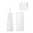 Brabantia Renew 3 Piece Bathroom Set - Toilet Brush Toilet Paper Holder and Toilet Roll Dispenser-54930537