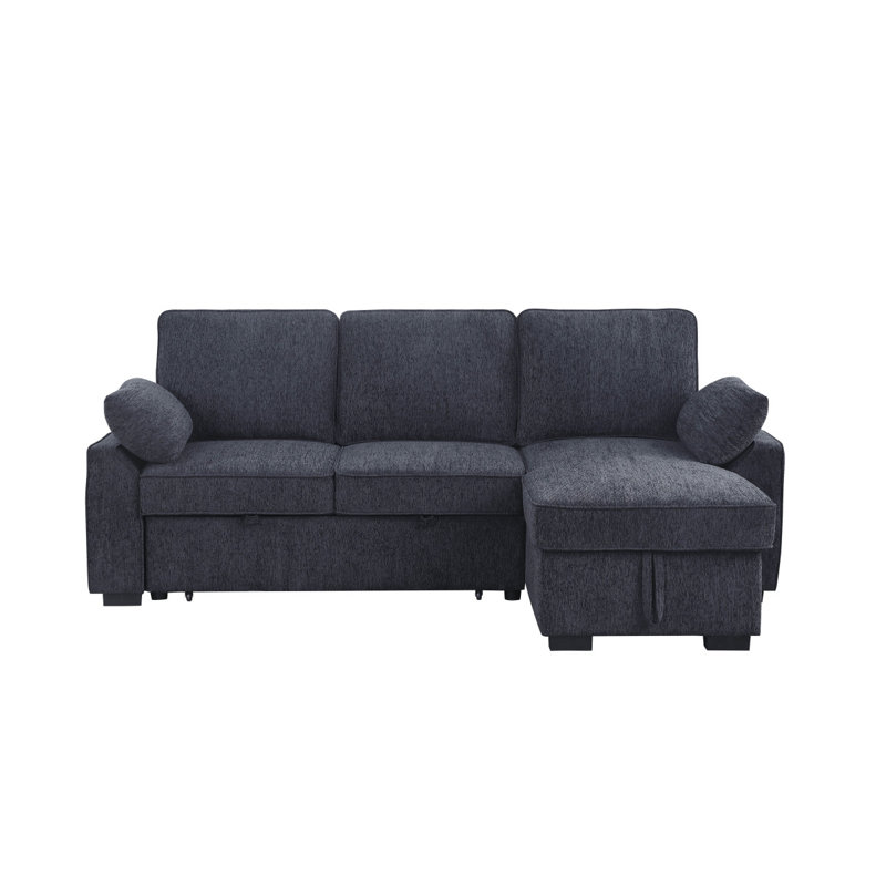Savannah Modular Corduroy Sectional Sofa With Ottoman, Camel Polyester Blend