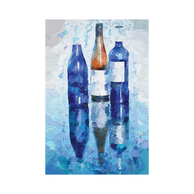 Wine Reflection by OLena Art - Wrapped Canvas Gallery-Wrapped Canvas Giclée, 30.48 cm H x 45.72 cm W